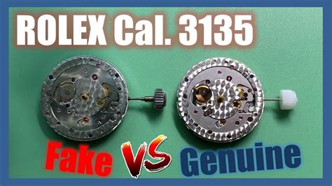 3135 movement rolex fake vs real|rolex 3135 movement replacement.